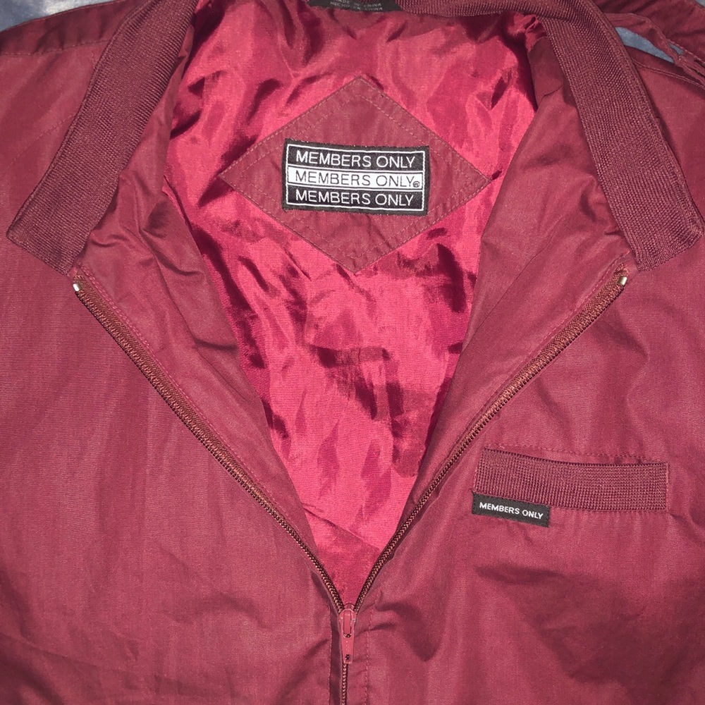 Members only windbreaker